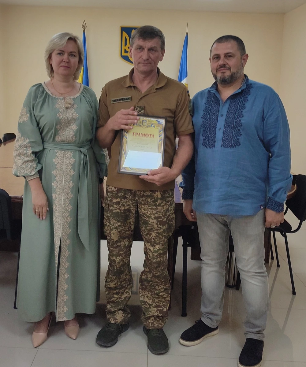 У День Незалежності в Ізмаїлі від імені громади міста привітали військовослужбовців