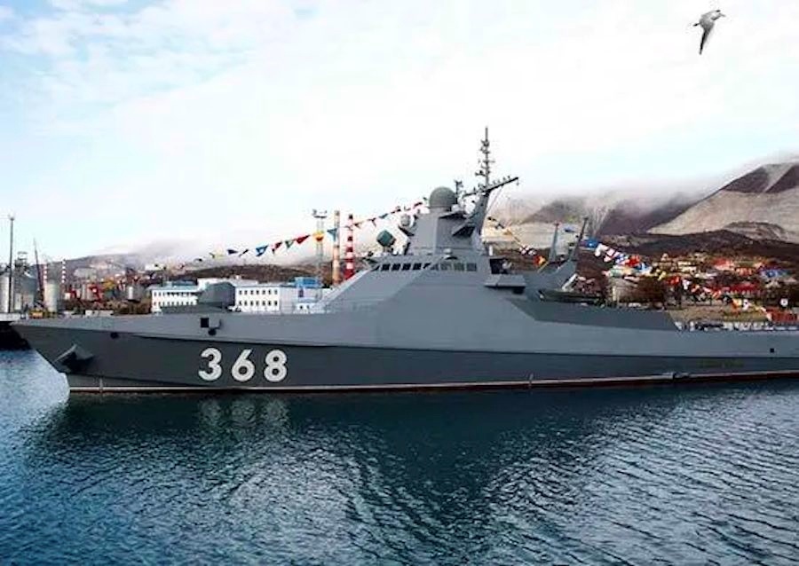 Российский патрульный корабль "Василий Быков"