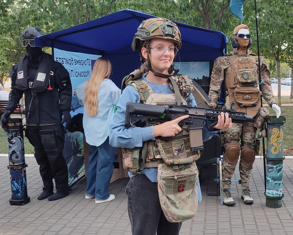 Симулятори керування дронами, тактична медицина і концерт: до Дня міста ВМС провели цікавий захід