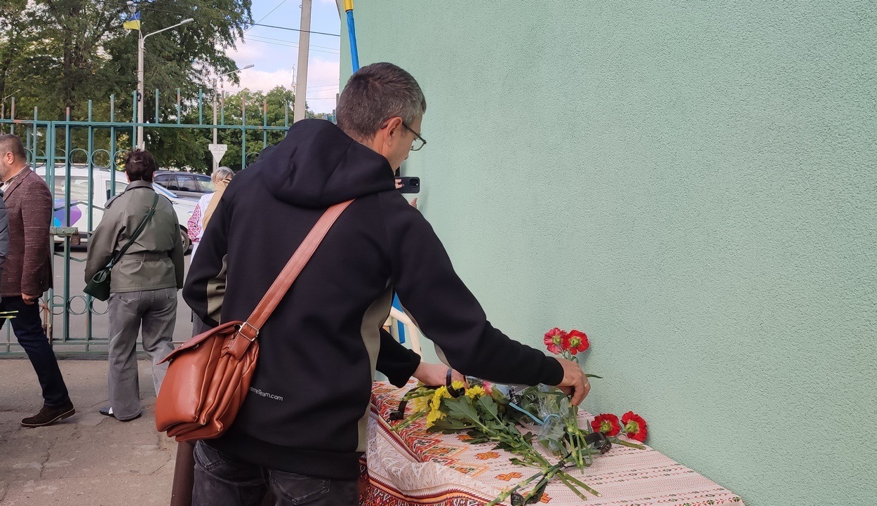В Ізмаїлі відкрили меморіальну дошку з ім’ям героя-захисника Сергія Байкова
