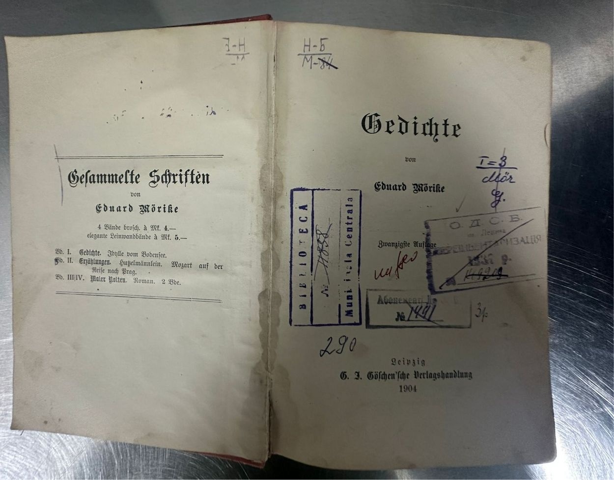 В пункті пропуску Ізмаїльські прикордонники виявили старовинні книги 19-20 століття