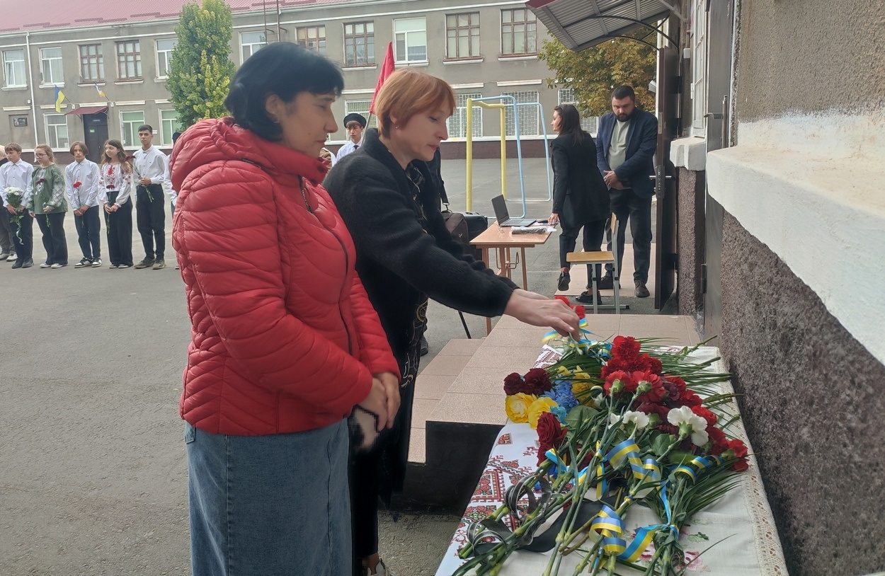 Меморіальну дошку з ім’ям ізмаїльського захисника Сергія Шелковнікова відкрили в Ізмаїлі