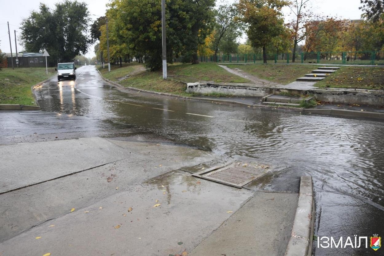 В Ізмаїлі за добу випала місячна норма опадів