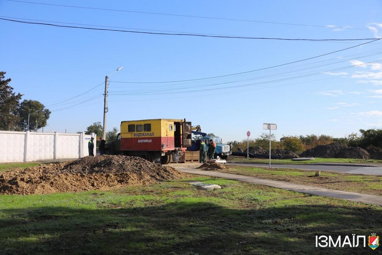В Ізмаїлі прокладають новий водогін