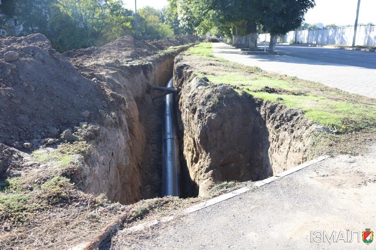 В Ізмаїлі прокладають новий водогін