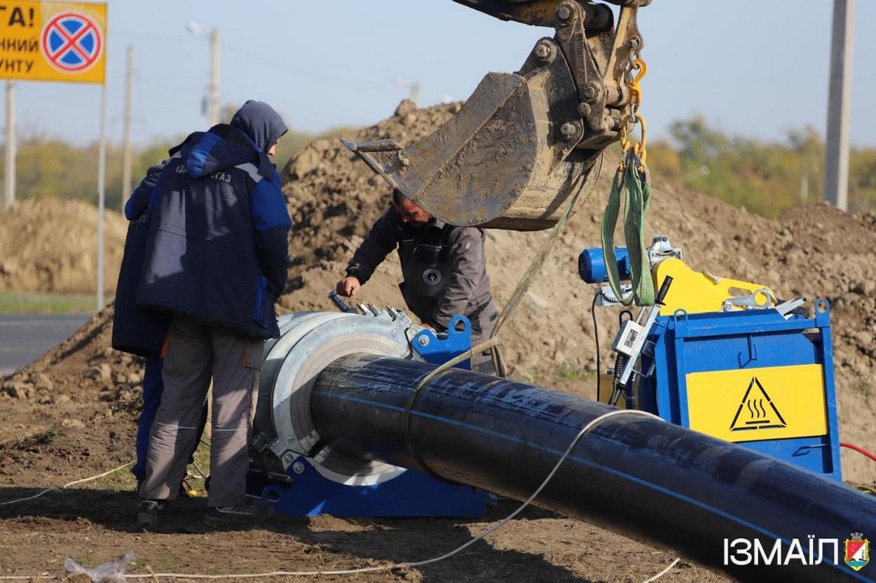 В Ізмаїлі прокладають новий водогін