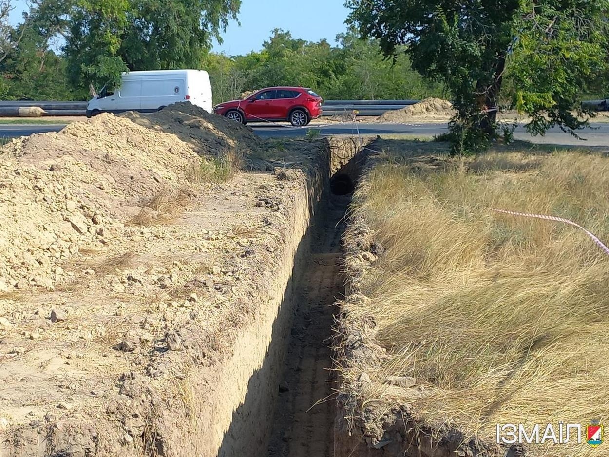 В Ізмаїлі прокладають новий водогін
