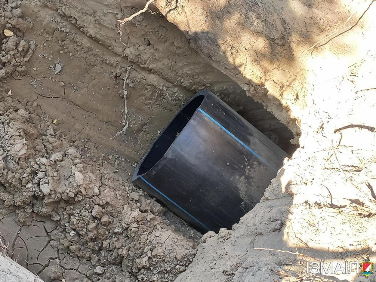 В Ізмаїлі прокладають новий водогін