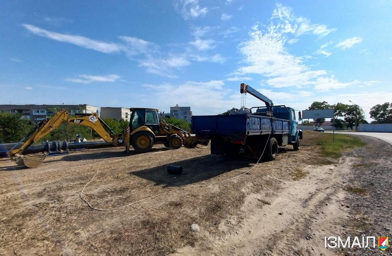 В Ізмаїлі прокладають новий водогін