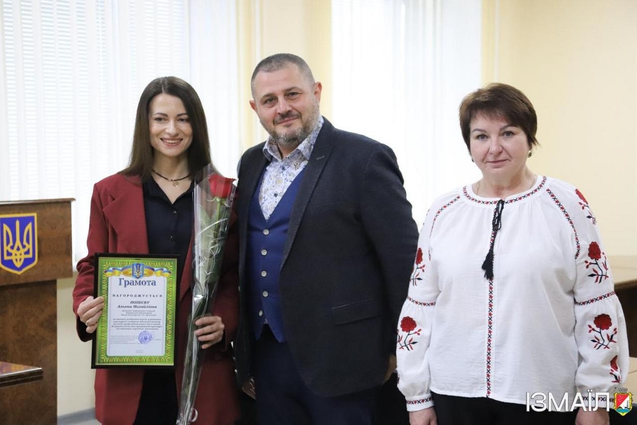 В Ізмаїлі нагородили найкращих представників культурної сфери міста