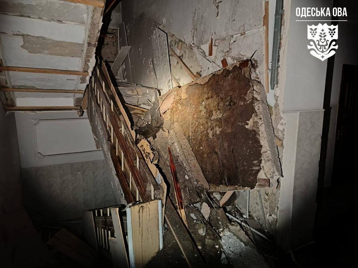 Росіяни цієї ночі вдарили шахедами по об’єктам енергетики та Укрзалізниці в Ізмаїльському районі