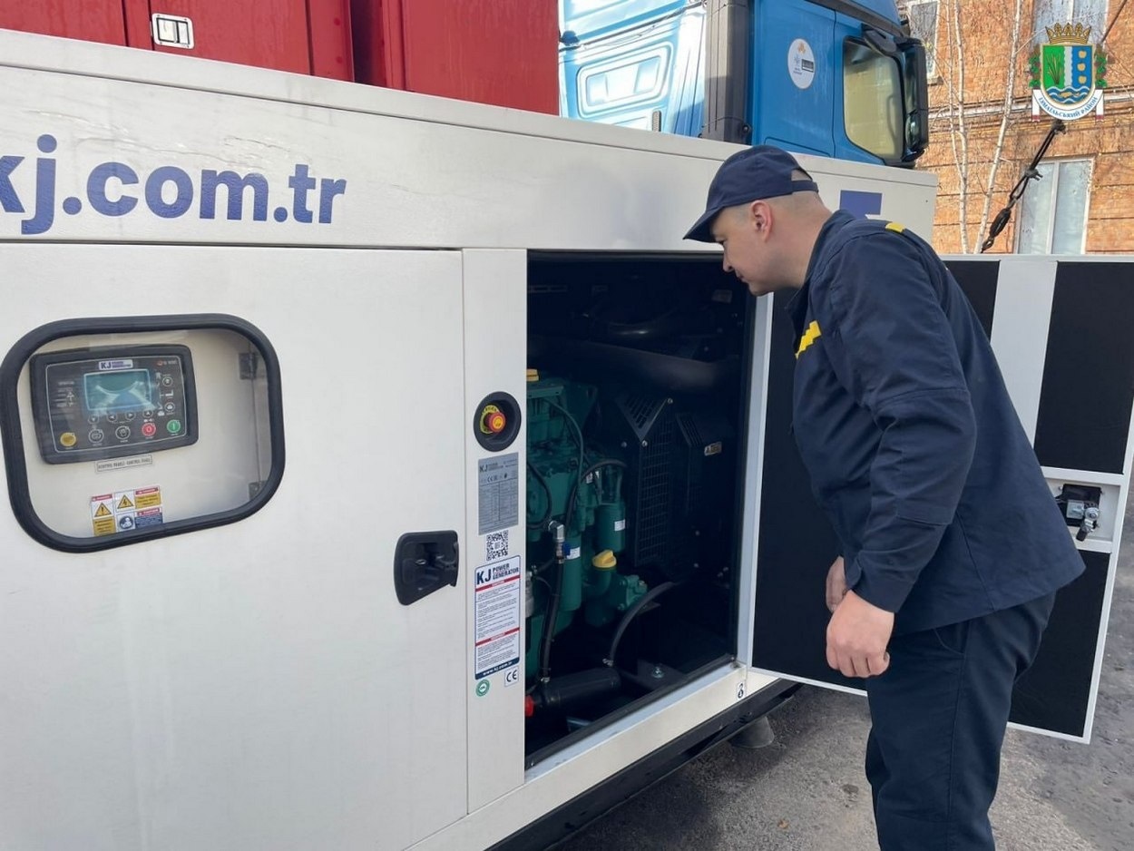 Ізмаїльські рятувальники отримали потужний генератор для роботи