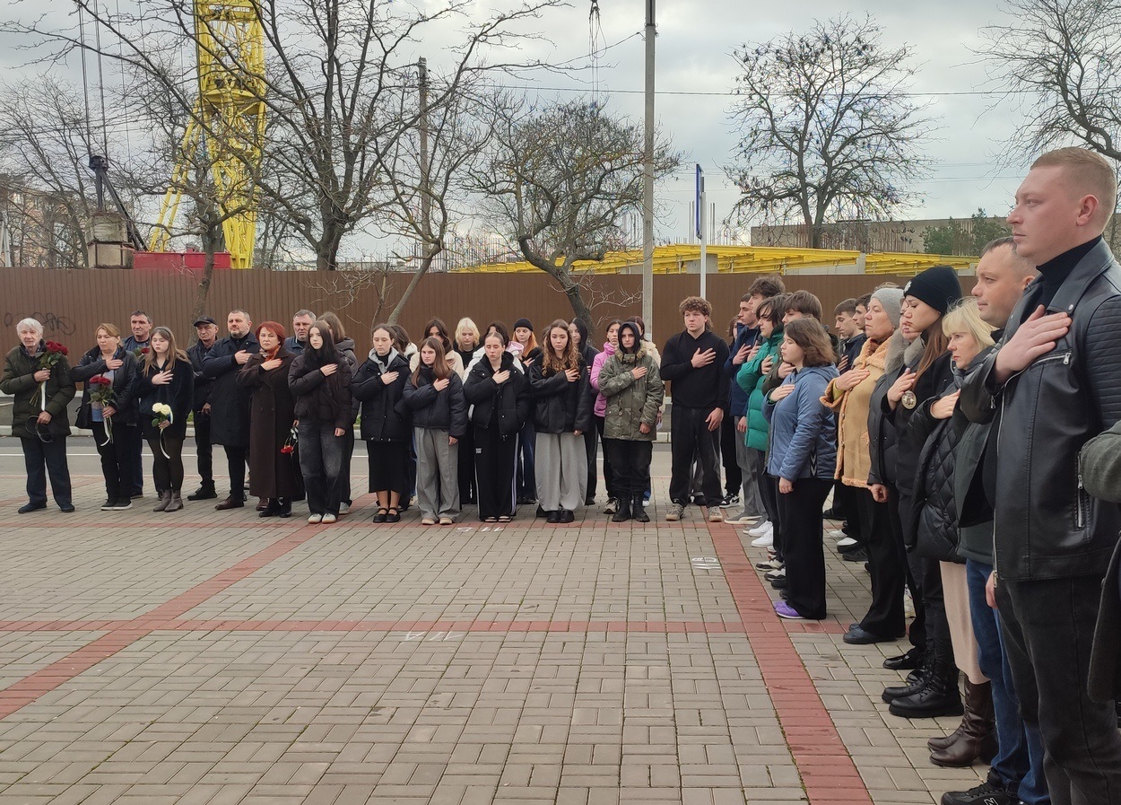 В Ізмаїлі відкрили меморіальну дошку полеглому герою Сергію Полтавському
