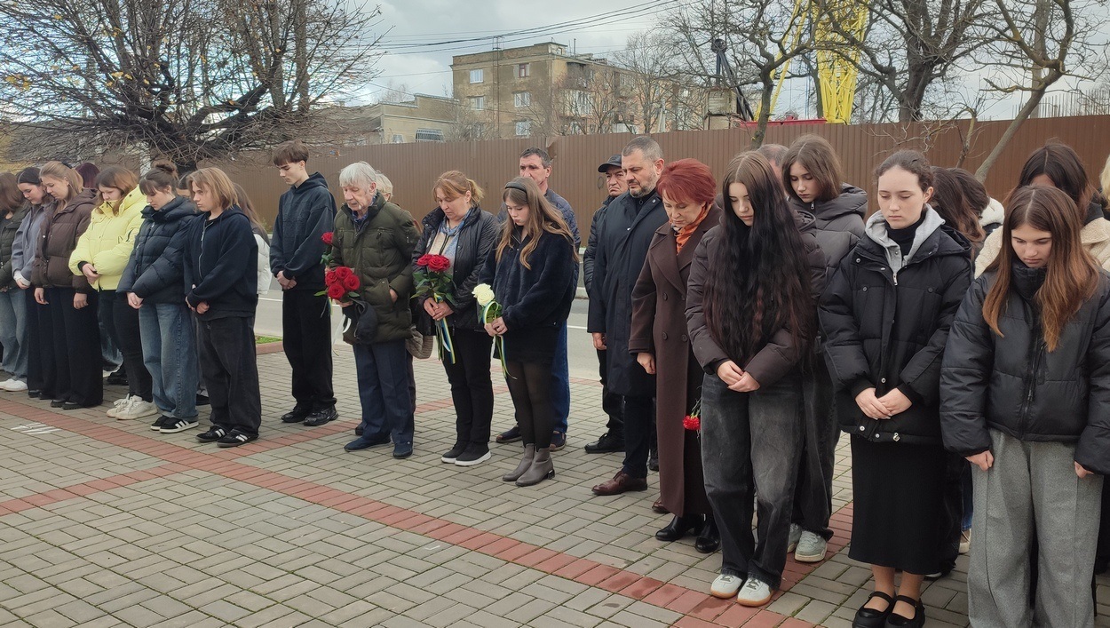 В Ізмаїлі відкрили меморіальну дошку полеглому герою Сергію Полтавському