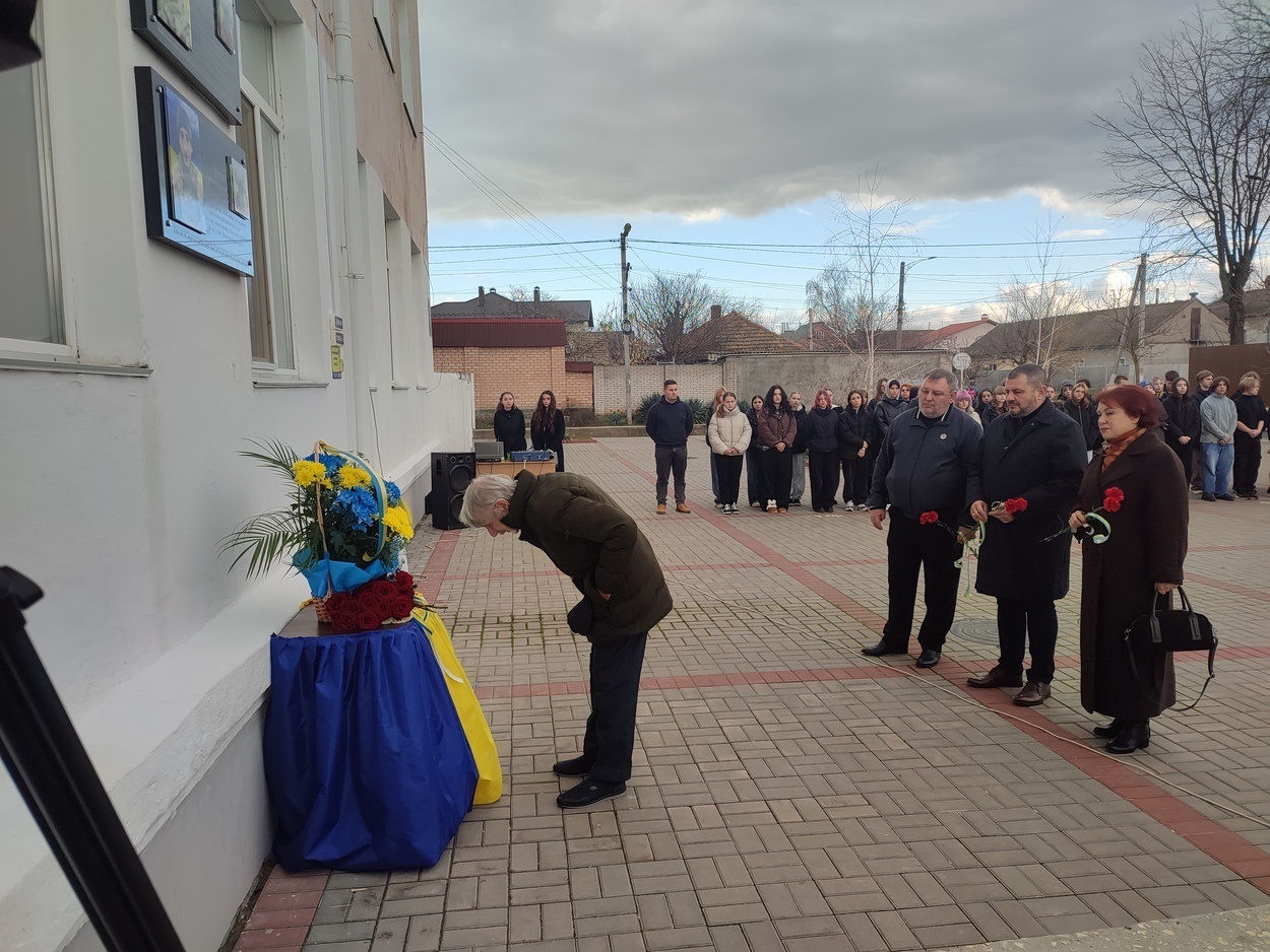 В Ізмаїлі відкрили меморіальну дошку полеглому герою Сергію Полтавському