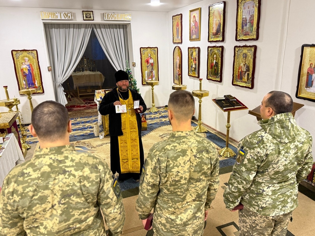 Медалі Святого Великомученика Юрія Переможця отримали воїни ПКШР Ізмаїльського загону