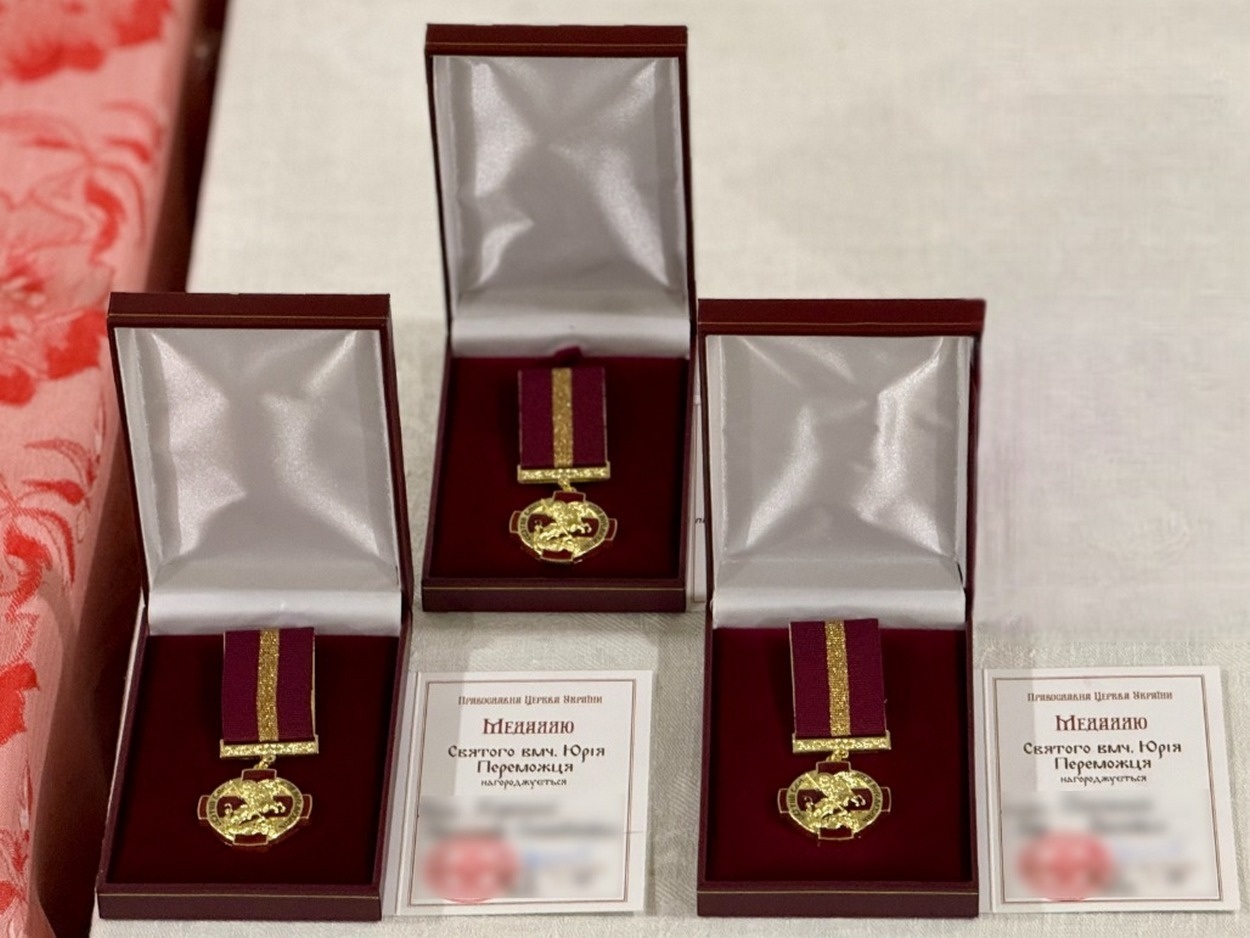 Медалі Святого Великомученика Юрія Переможця отримали воїни ПКШР Ізмаїльського загону