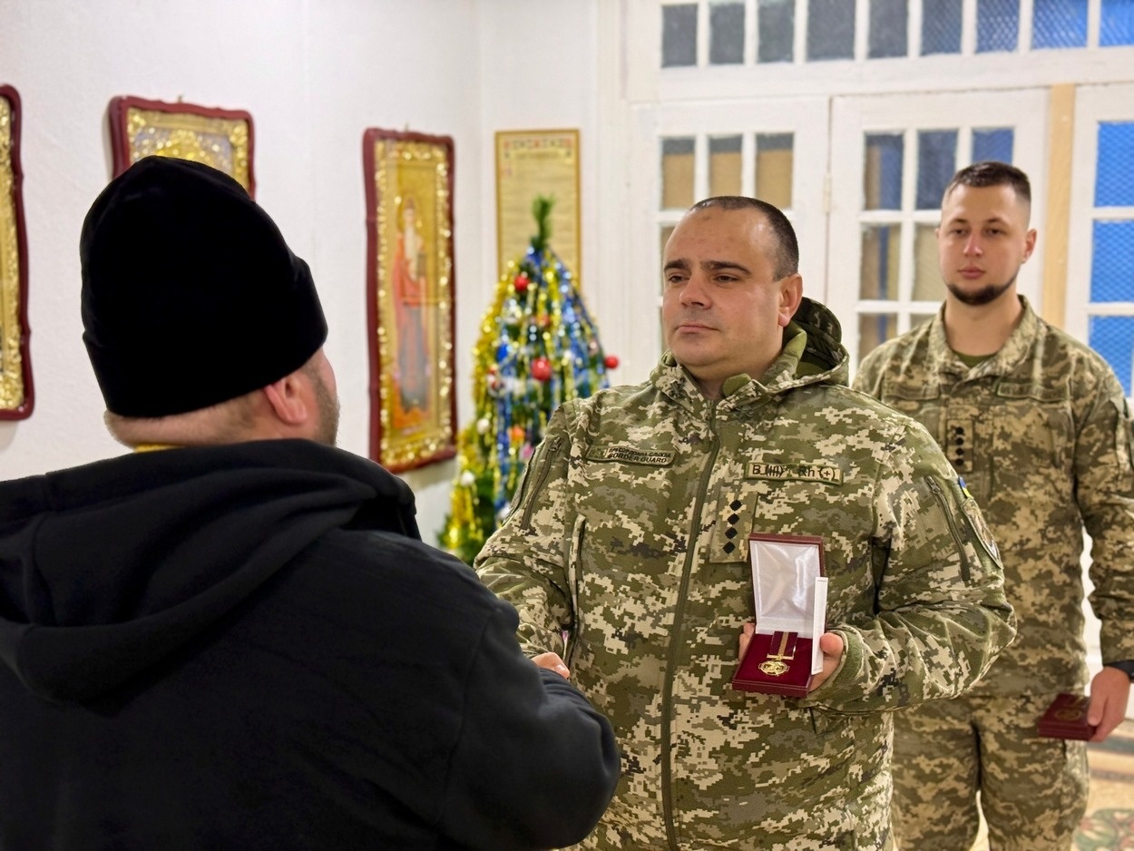Медалі Святого Великомученика Юрія Переможця отримали воїни ПКШР Ізмаїльського загону