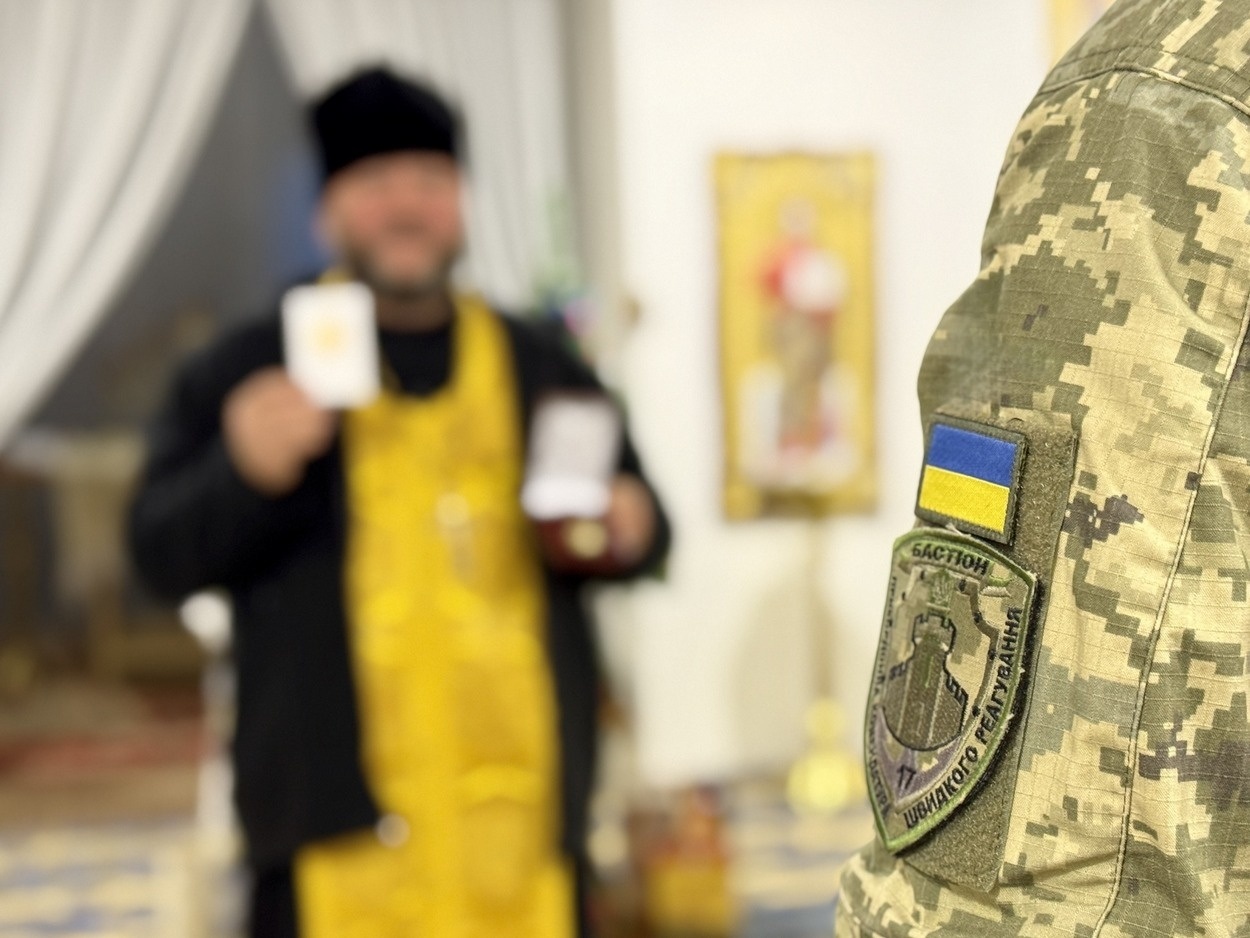 Медалі Святого Великомученика Юрія Переможця отримали воїни ПКШР Ізмаїльського загону