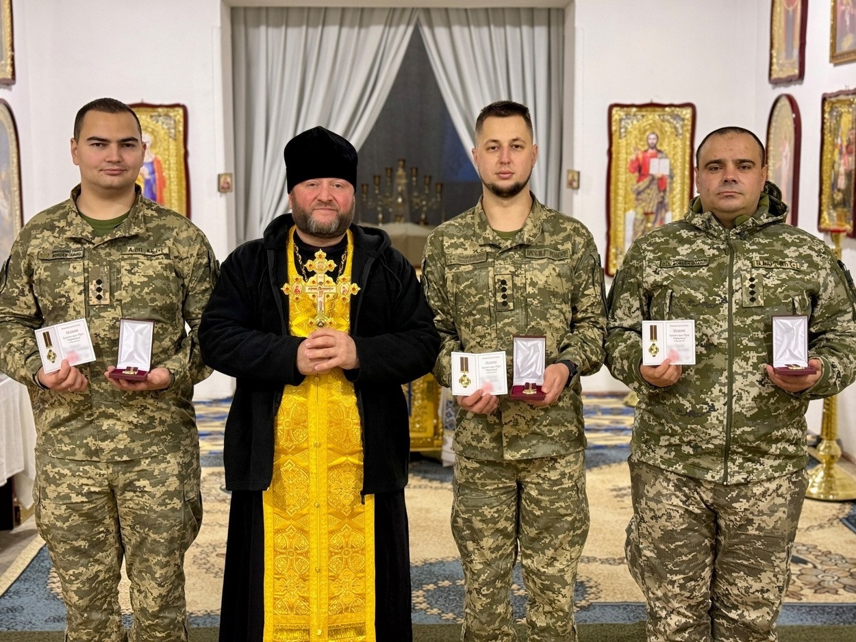 Медалі Святого Великомученика Юрія Переможця отримали воїни ПКШР Ізмаїльського загону