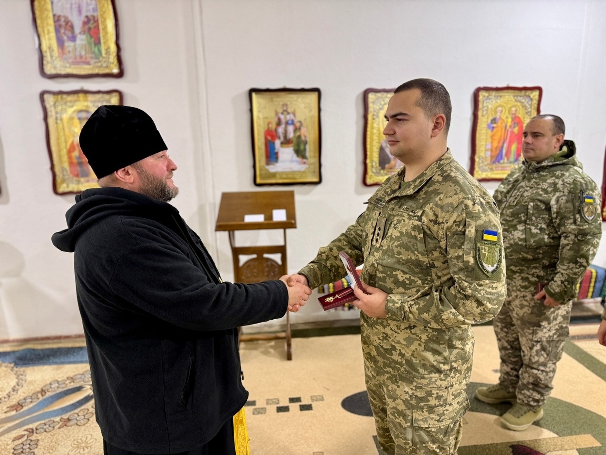 Медалі Святого Великомученика Юрія Переможця отримали воїни ПКШР Ізмаїльського загону