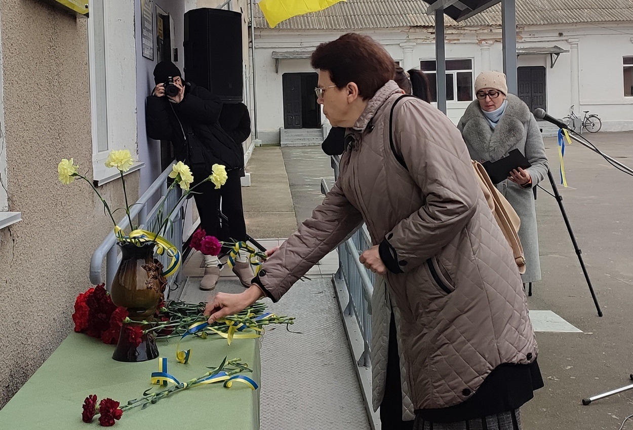 В Ізмаїлі відкрили меморіальну дошку, присвячену герою-захиснику Максиму Горбаченку