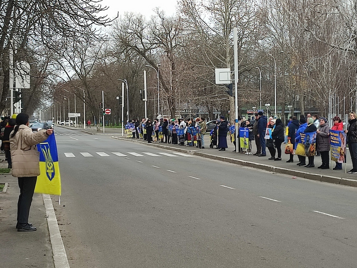 В Ізмаїлі пройшла наймасштабніша в Україні акція на підтримку родин безвісти зниклих і полонених