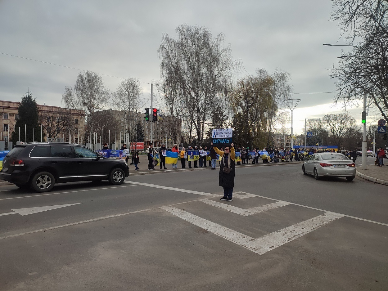 В Ізмаїлі пройшла наймасштабніша в Україні акція на підтримку родин безвісти зниклих і полонених