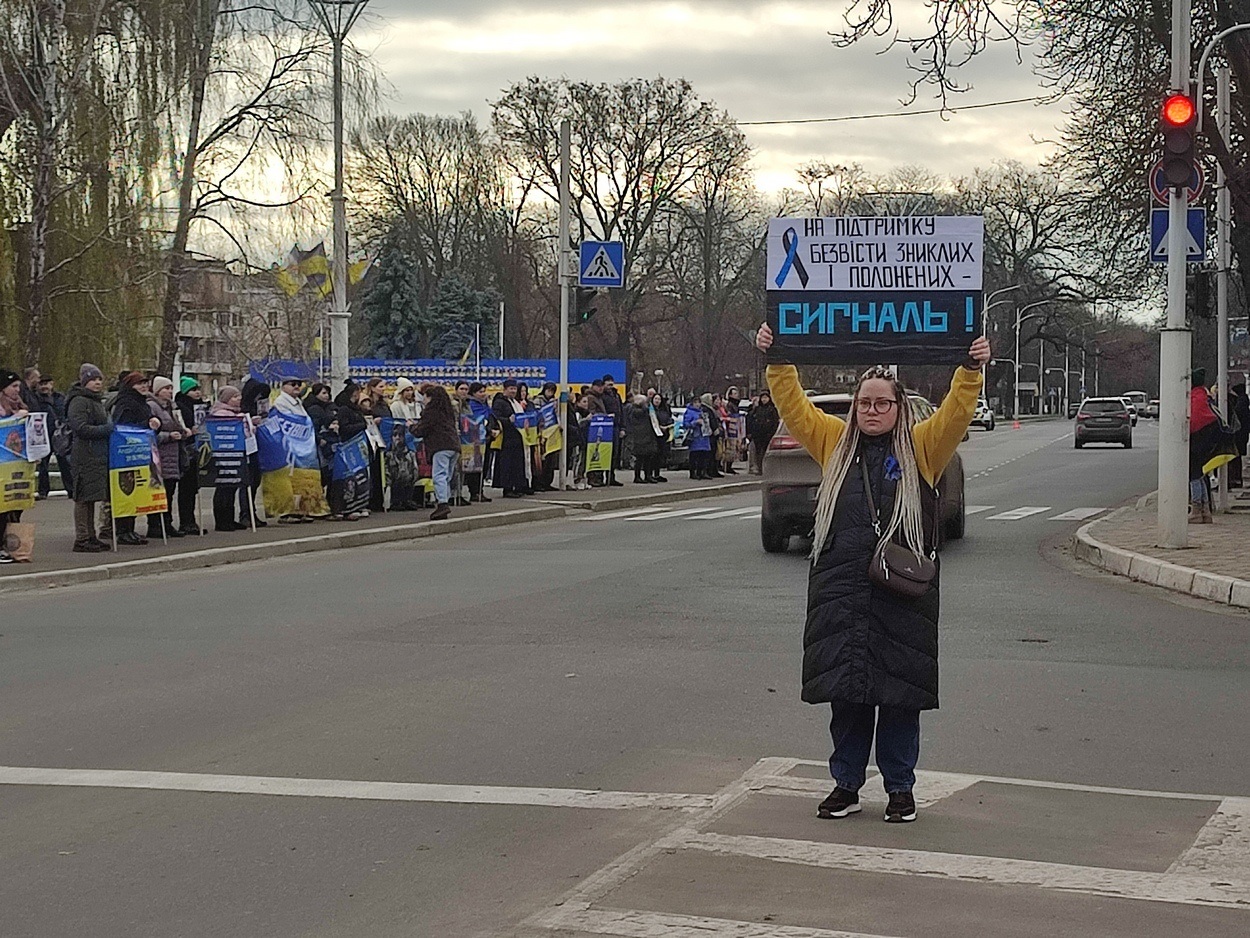 В Ізмаїлі пройшла наймасштабніша в Україні акція на підтримку родин безвісти зниклих і полонених