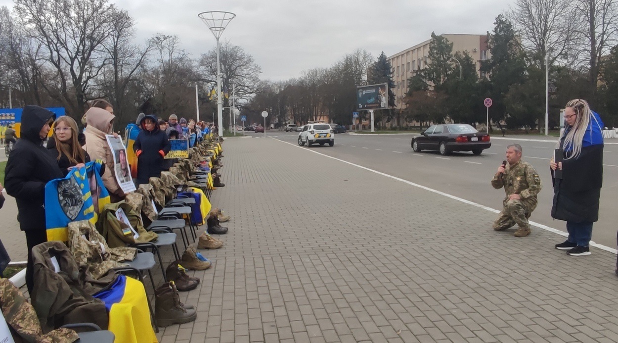 В Ізмаїлі пройшла наймасштабніша в Україні акція на підтримку родин безвісти зниклих і полонених