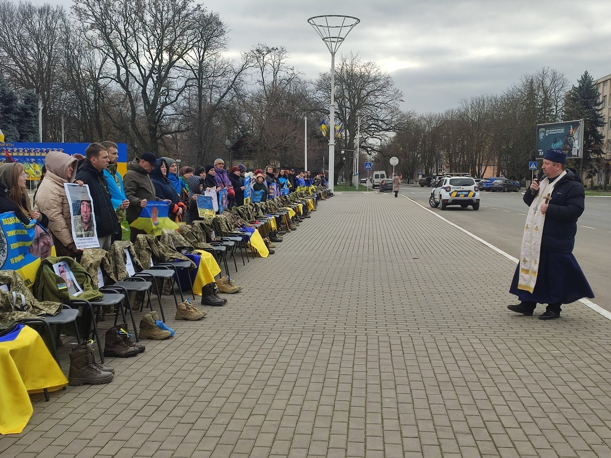 В Ізмаїлі пройшла наймасштабніша в Україні акція на підтримку родин безвісти зниклих і полонених