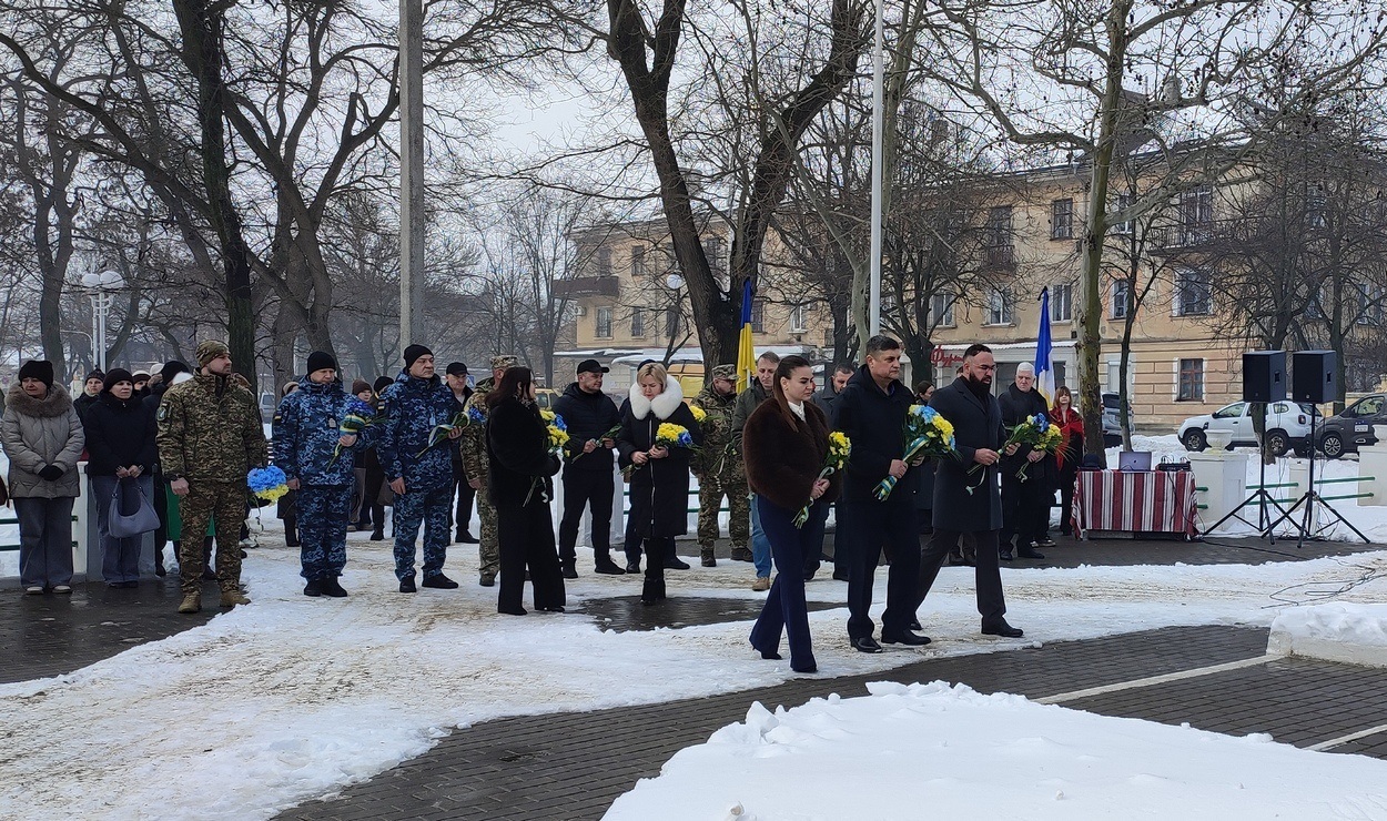 В Ізмаїлі вшанували Героїв Небесної Сотні