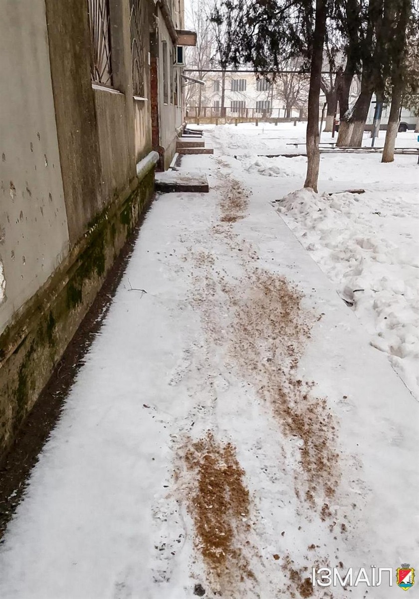 Через негоду в Ізмаїлі спеціалісти комунальних служб працюють в цілодобовому режимі