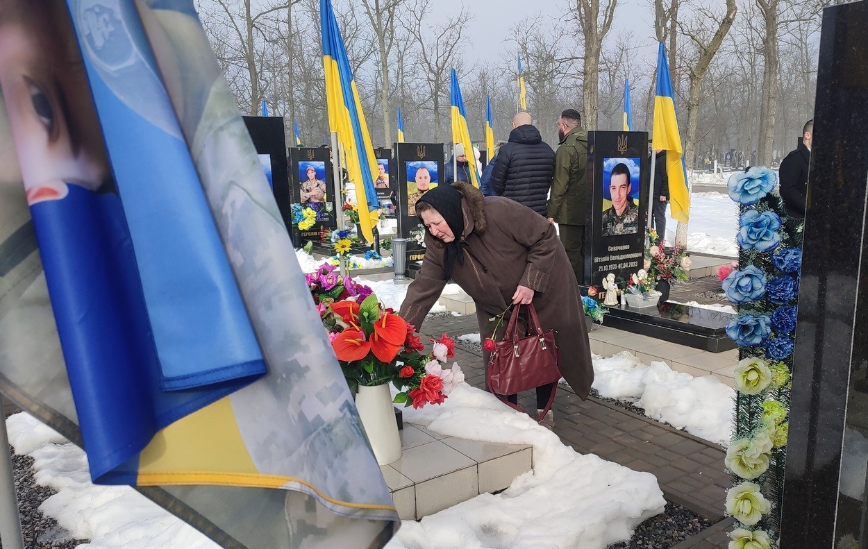 У четверту річницю повномасштабного вторгнення рф в Україну Ізмаїл вшанував пам'ять полеглих воїнів