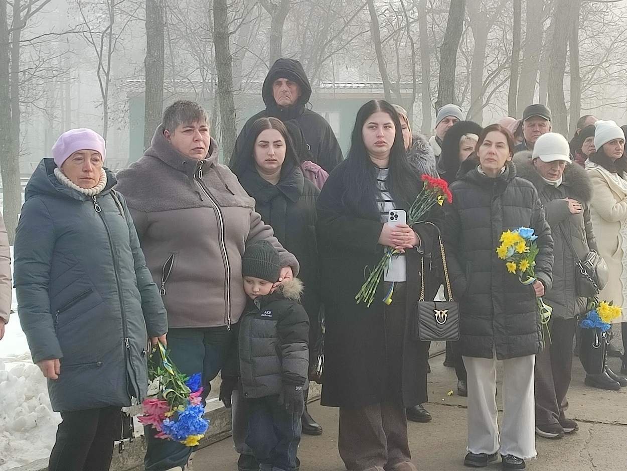 У четверту річницю повномасштабного вторгнення рф в Україну Ізмаїл вшанував пам'ять полеглих воїнів
