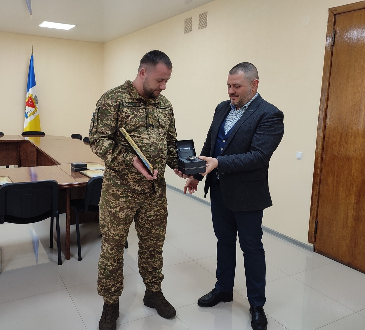 В Ізмаїлі привітали нацгвардійців