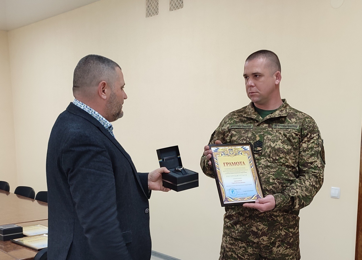 В Ізмаїлі привітали нацгвардійців