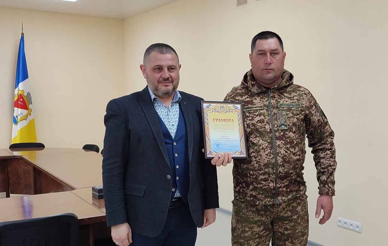 В Ізмаїлі привітали нацгвардійців