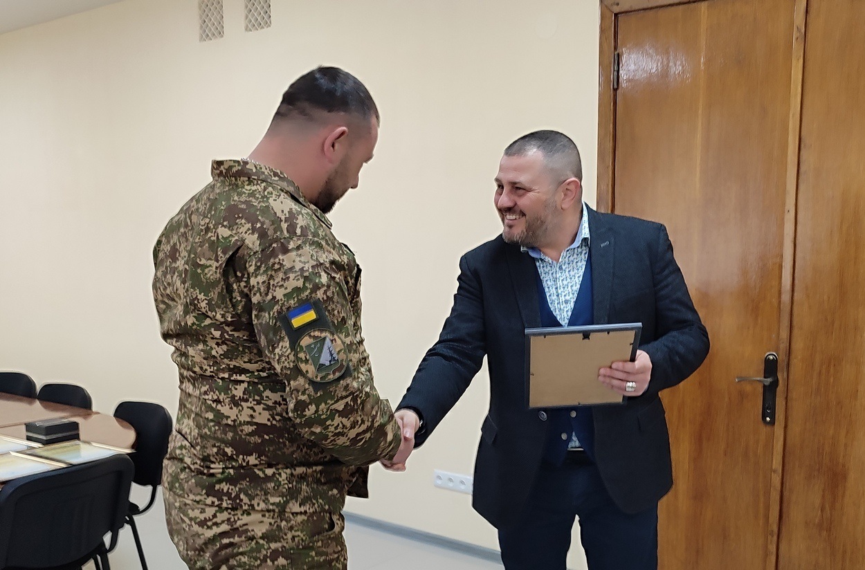 В Ізмаїлі привітали нацгвардійців