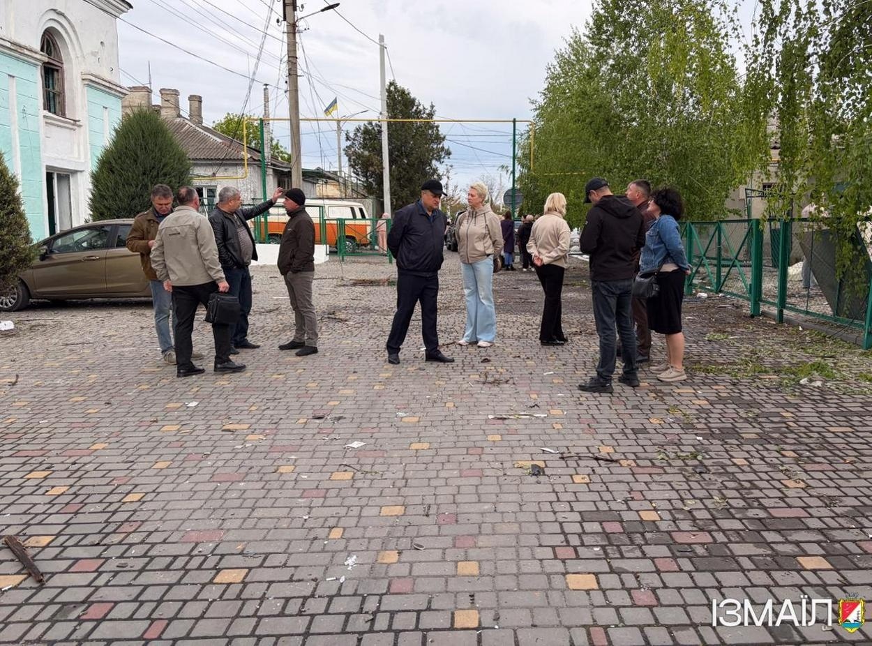 В Ізмаїлі йде ліквідація наслідків нічної атаки