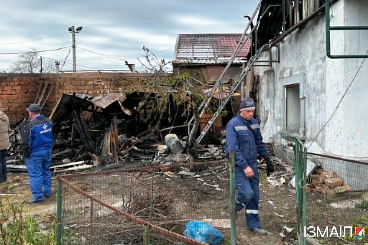 В Ізмаїлі йде ліквідація наслідків нічної атаки