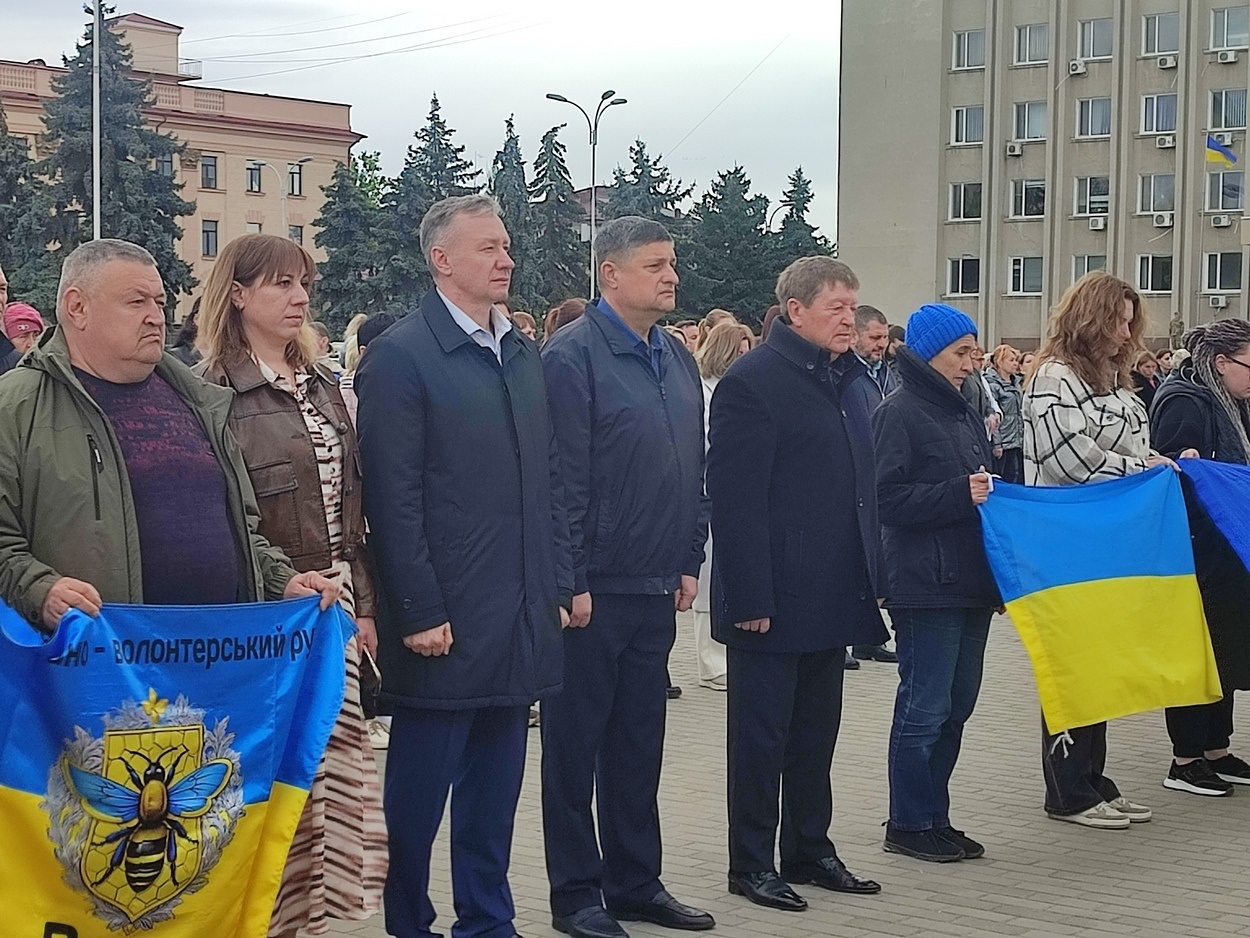 В Ізмаїлі підняли прапор Військово-морських Сил ЗСУ