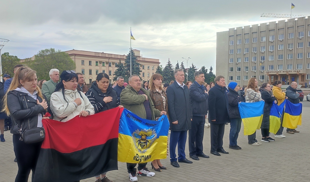 В Ізмаїлі підняли прапор Військово-морських Сил ЗСУ