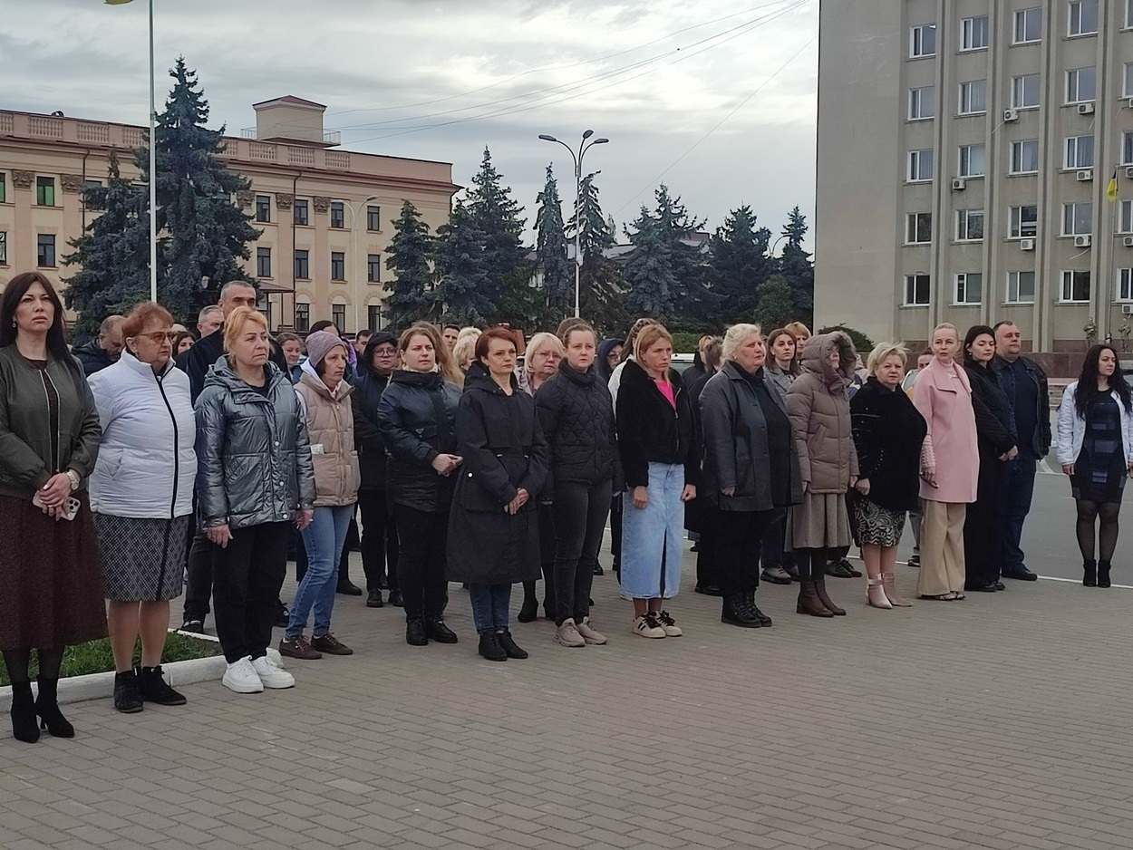 В Ізмаїлі підняли прапор Військово-морських Сил ЗСУ