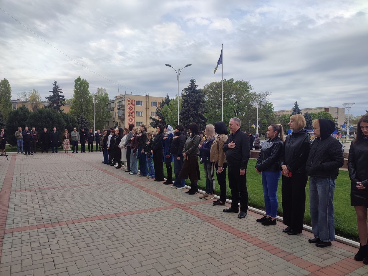 В Ізмаїлі підняли прапор Військово-морських Сил ЗСУ