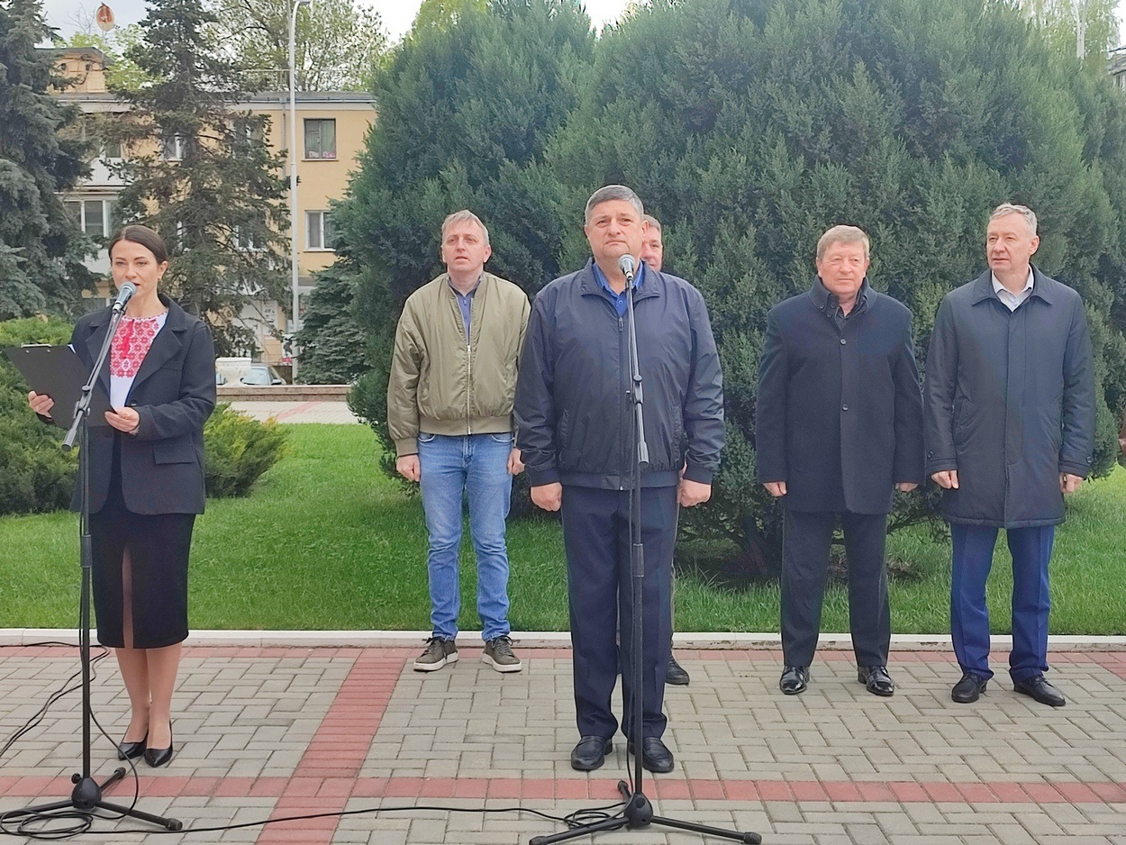 В Ізмаїлі підняли прапор Військово-морських Сил ЗСУ