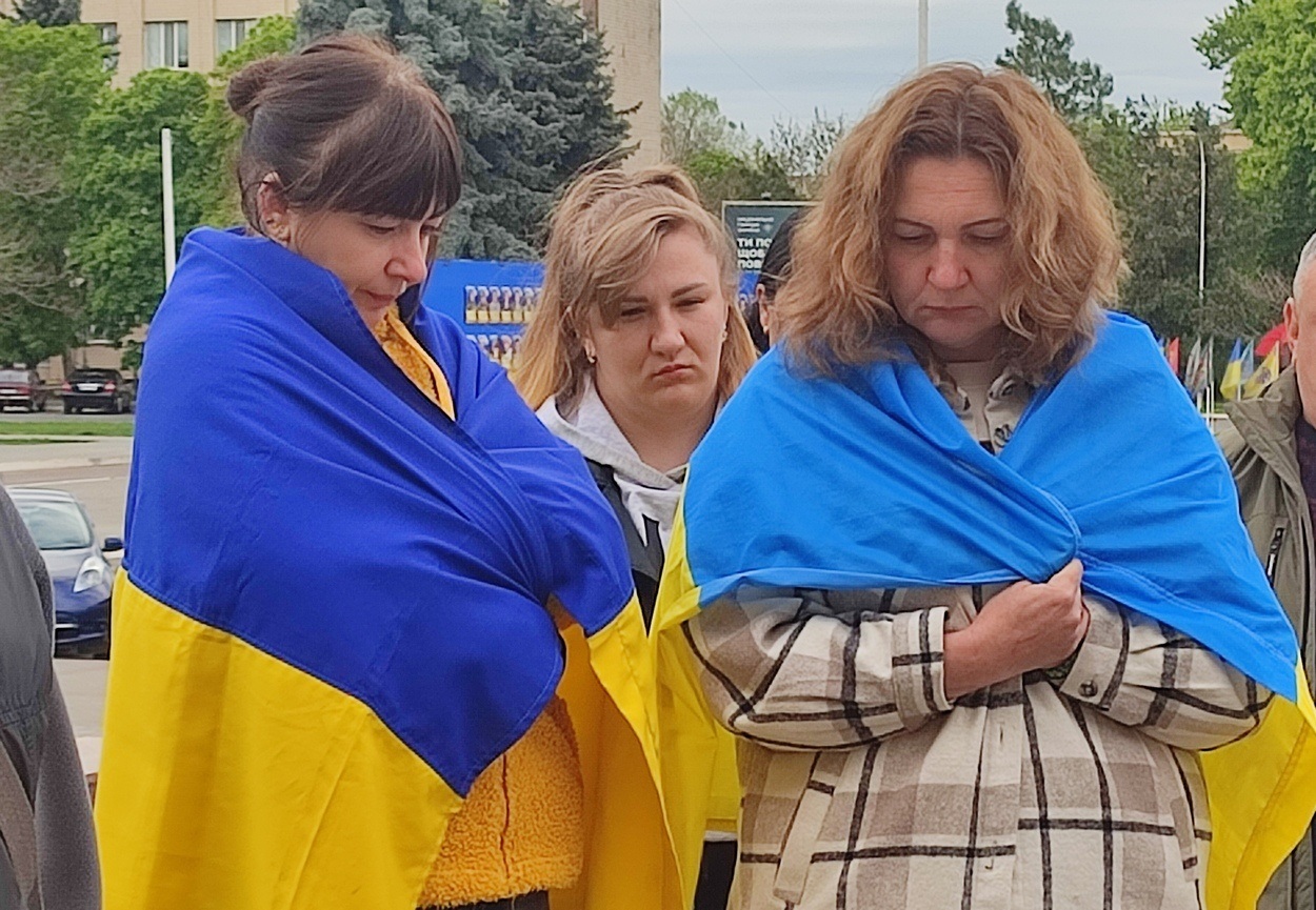 В Ізмаїлі підняли прапор Військово-морських Сил ЗСУ