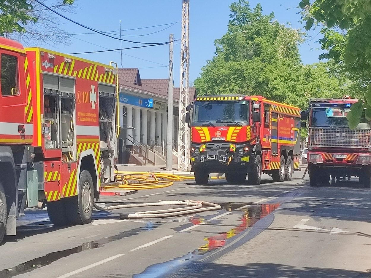 Стала відома причина вчорашньої пожежі в центрі Ізмаїла