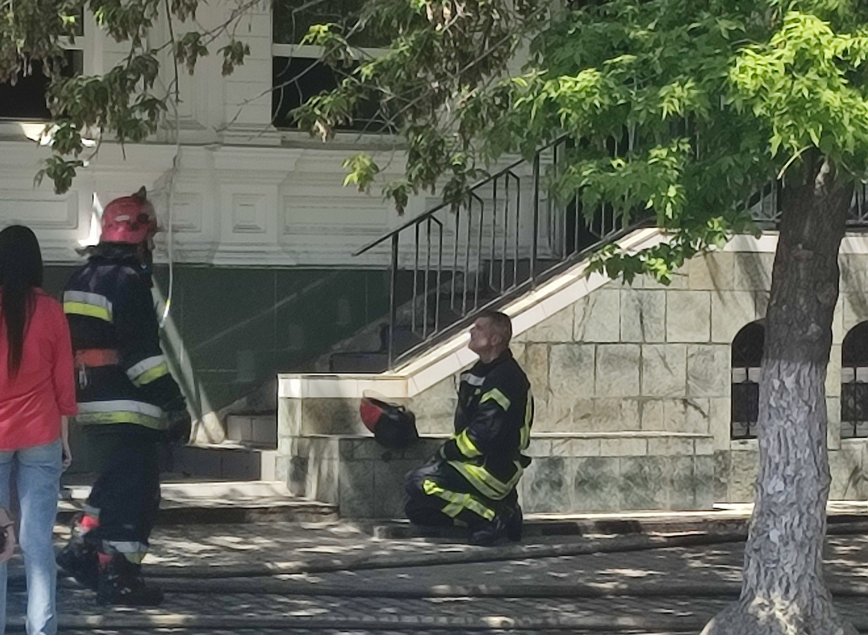 Стала відома причина вчорашньої пожежі в центрі Ізмаїла