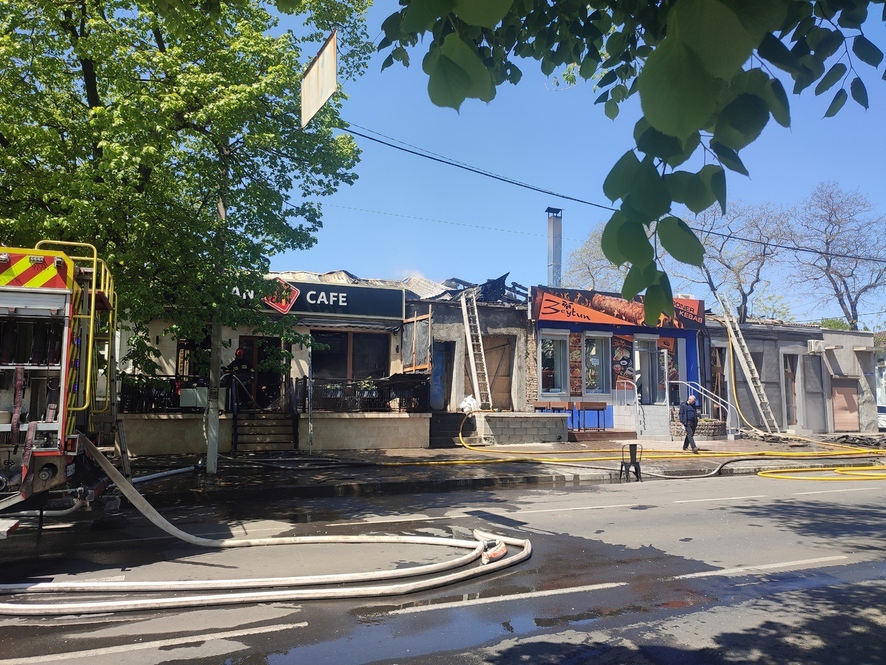 Стала відома причина вчорашньої пожежі в центрі Ізмаїла